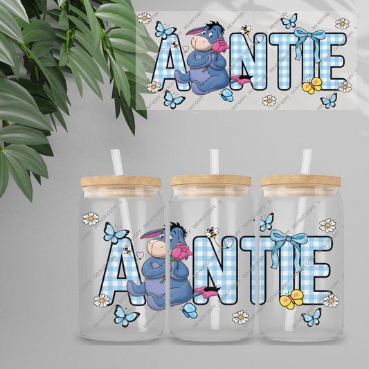 Double Sided UVDTF Wrap | 16oz Tumbler Transfer | 24cm x 11cm | Honey Bear & Friends | 120