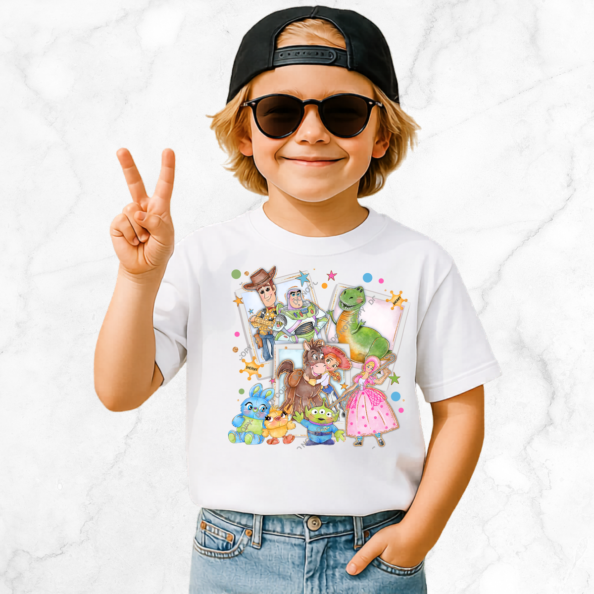 Kids DTF Heat Transfer Set | 20cm Transfer & 10cm Transfer | Design 87