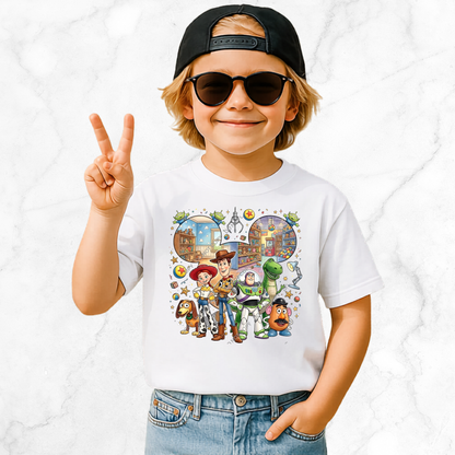 Kids DTF Heat Transfer Set | 20cm Transfer & 10cm Transfer | Design 90