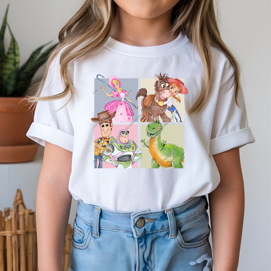 Kids DTF Heat Transfer Set | 20cm Transfer & 10cm Transfer | Design 89