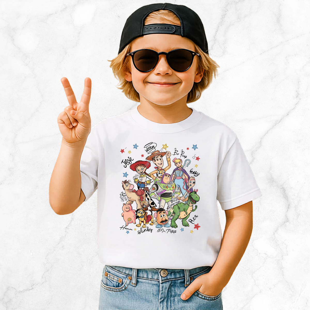 Kids DTF Heat Transfer Set | 20cm Transfer & 10cm Transfer | Design 85
