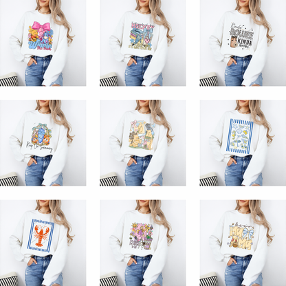 Adult DTF Heat Transfer Set | 25cm Transfer | Matching 10cm Transfer