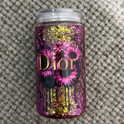 16oz Acrylic Snow Globe Tumbler | Designer CD