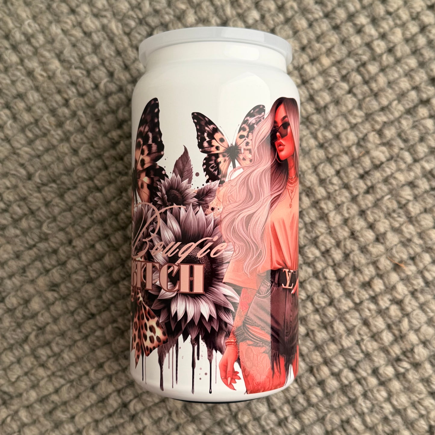 16oz Insulated Stainless Steel Tumbler (Bougie B)