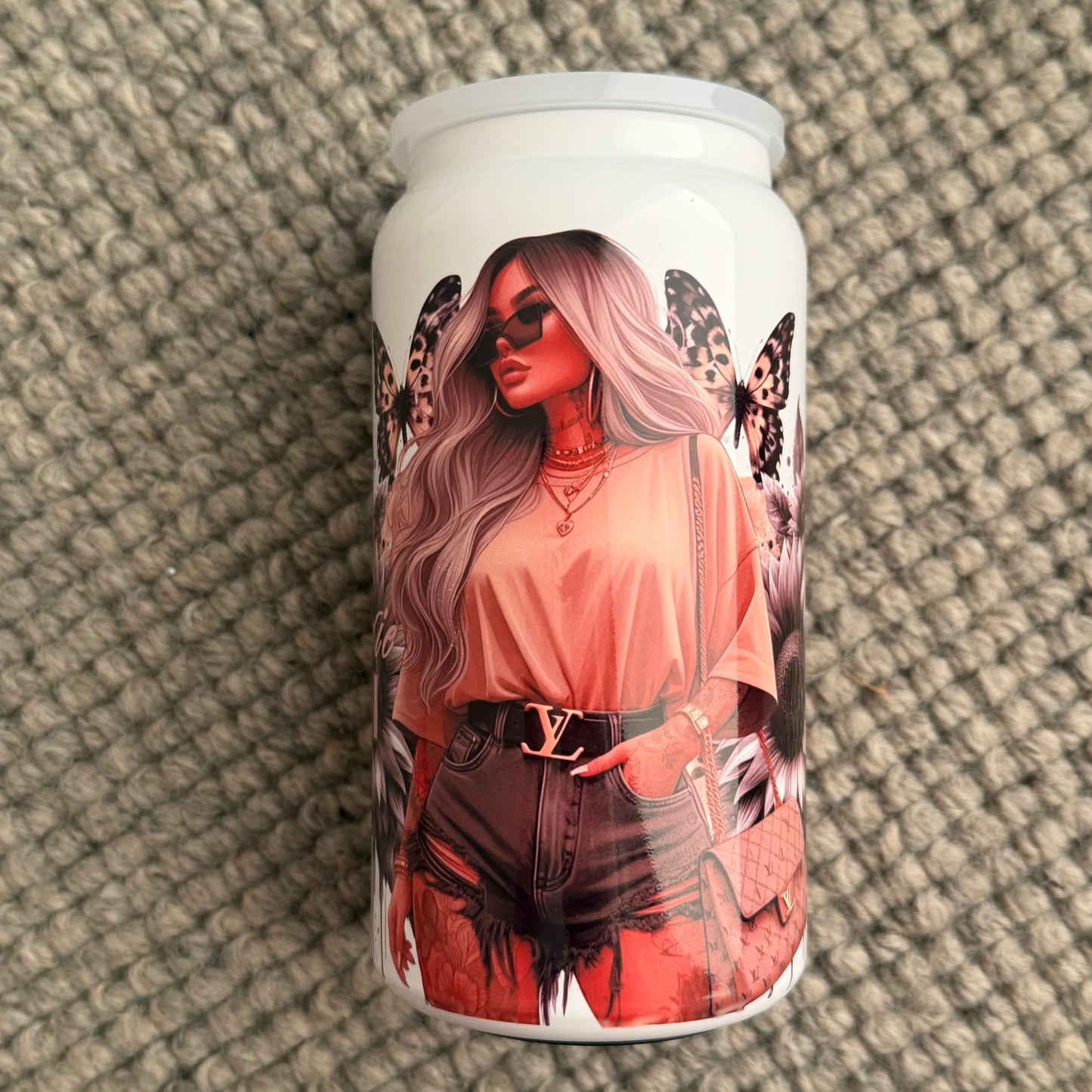 16oz Insulated Stainless Steel Tumbler (Bougie B)