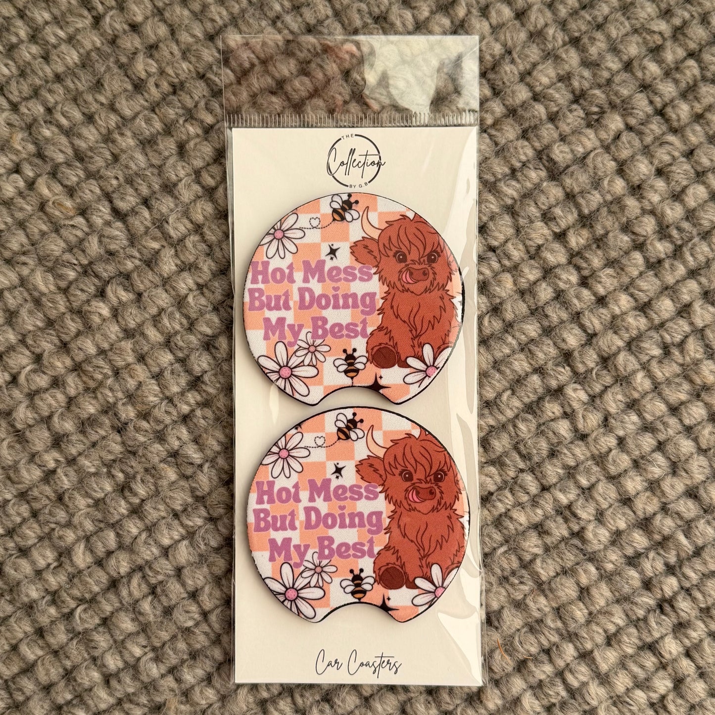 Car Coaster Set (hot mess)