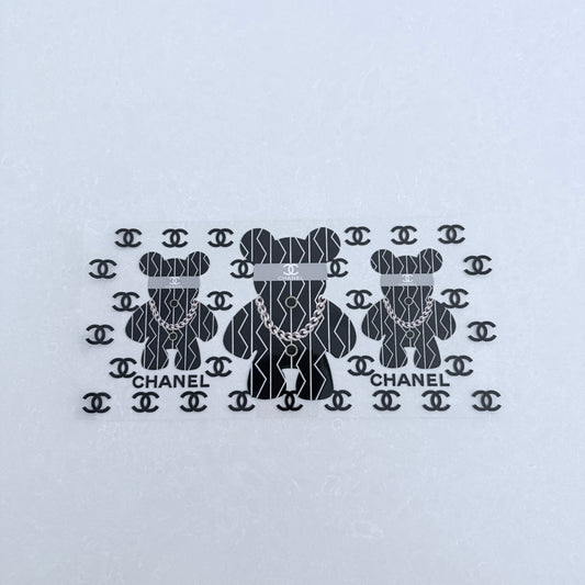 Double Sided UVDTF Wrap | 16oz Tumbler Transfer | 24cm x 11cm | Designer 1