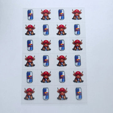 Red bull cow 5