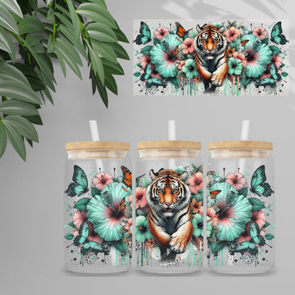 Tiger Teal Floral