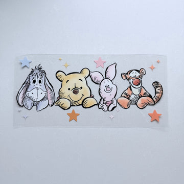 Pooh Friends Star Pattern