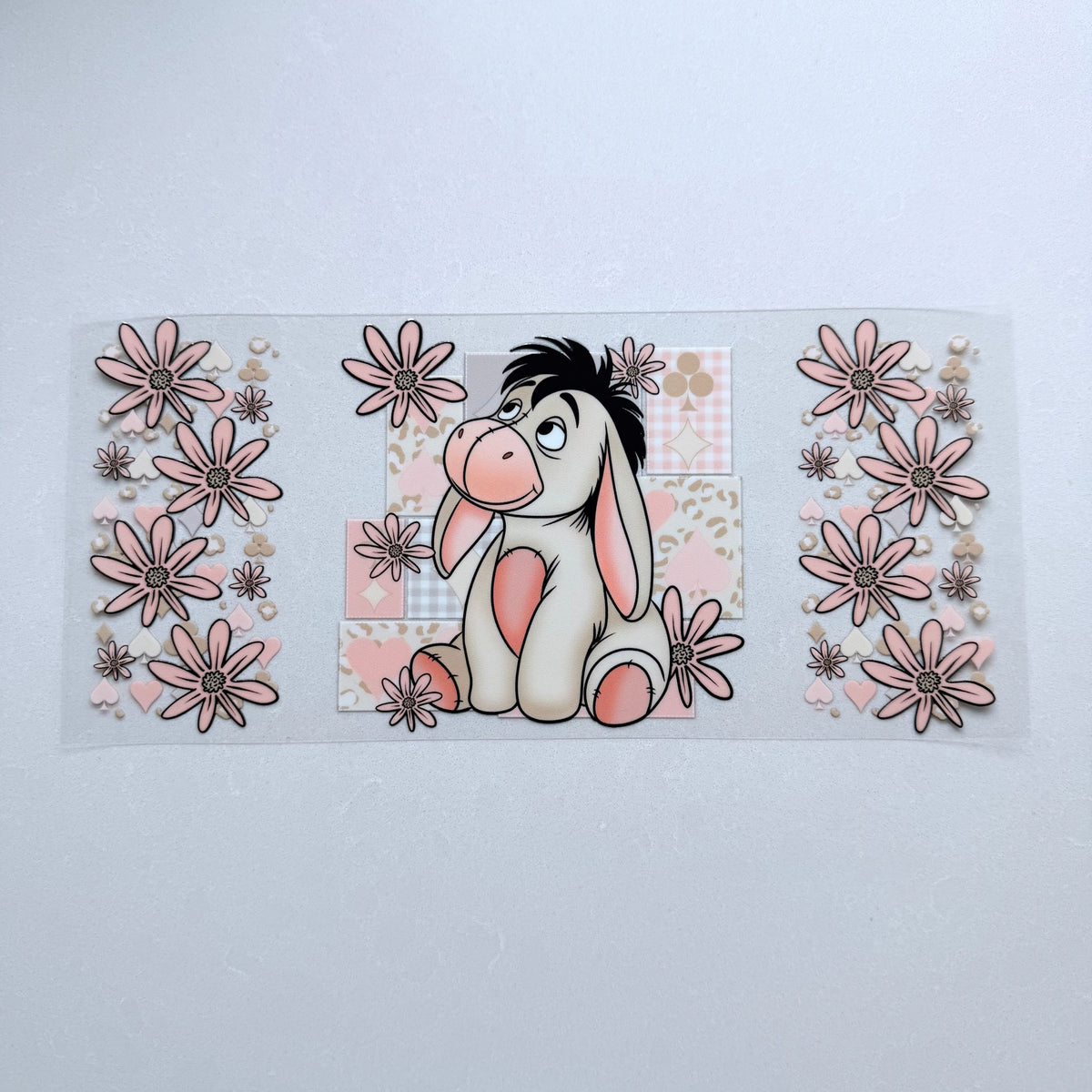 Eeyore Floral Pink Sitting