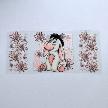 Eeyore Floral Pink Sitting
