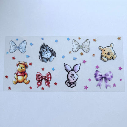 Piglet Bow Butterfly Purple