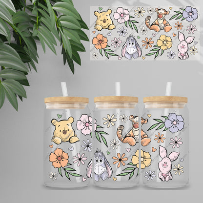 Eeyore Floral Pink
