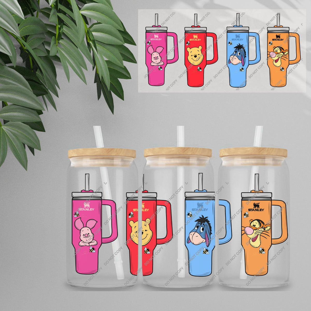 Pooh Tumbler Cups