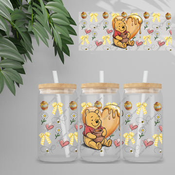 Pooh Floral Pink