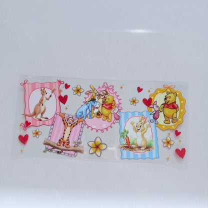 Piglet Pooh Framed Hearts