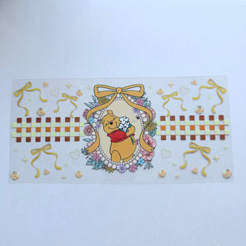 Pooh Eeyore Yellow Gingham