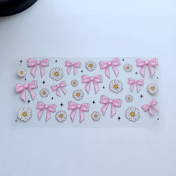 Pink Bow Daisy