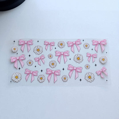 Pink Bow Daisy