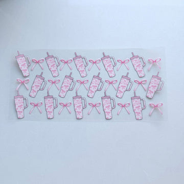 Pink Coffee Cup Bow 2