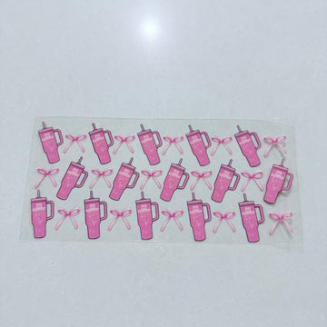 Pink Coffee Cup Bow 3