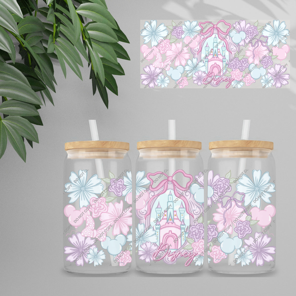 UVDTF Wrap - Cutesy Characters Double Sided | 16oz Tumbler Transfer