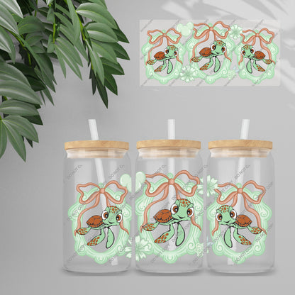 UVDTF Wrap - Cutesy Characters Double Sided | 16oz Tumbler Transfer