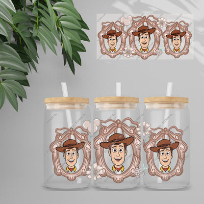UVDTF Wrap - Cutesy Characters Double Sided | 16oz Tumbler Transfer
