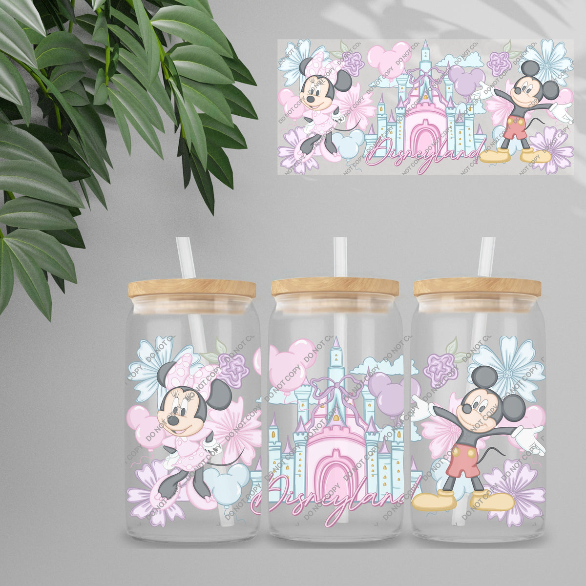 UVDTF Wrap - Cutesy Characters Double Sided | 16oz Tumbler Transfer