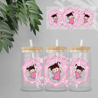 UVDTF Wrap - Cutesy Characters Double Sided | 16oz Tumbler Transfer