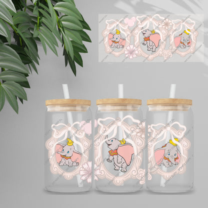 UVDTF Wrap - Cutesy Characters Double Sided | 16oz Tumbler Transfer