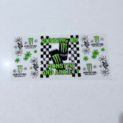 Monster Checkered Green