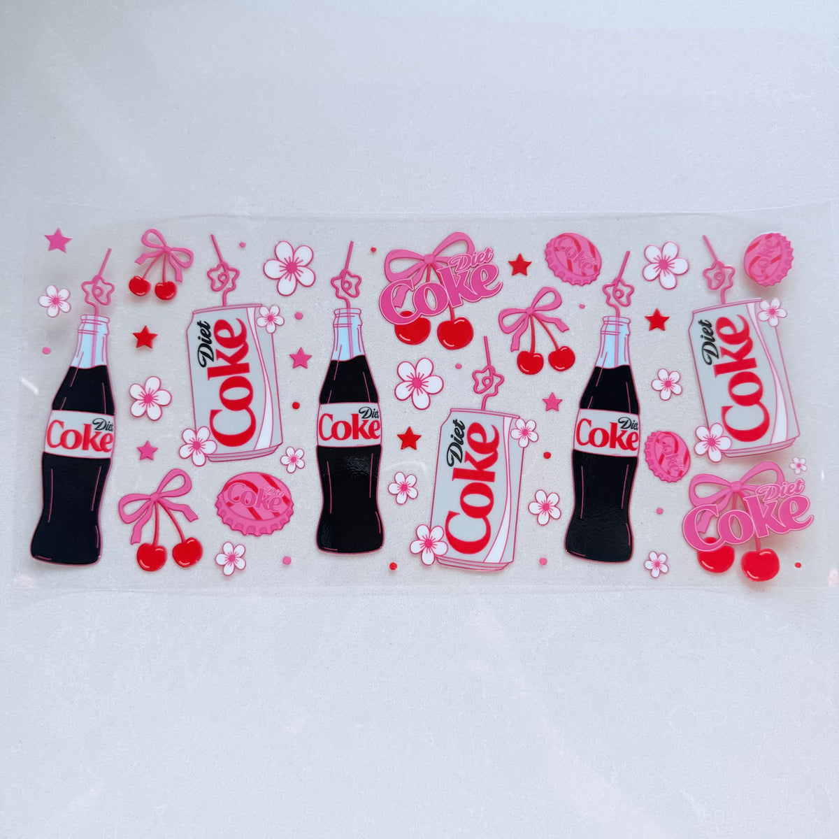 Coke Pink Floral