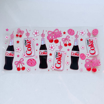 Coke Pink Floral