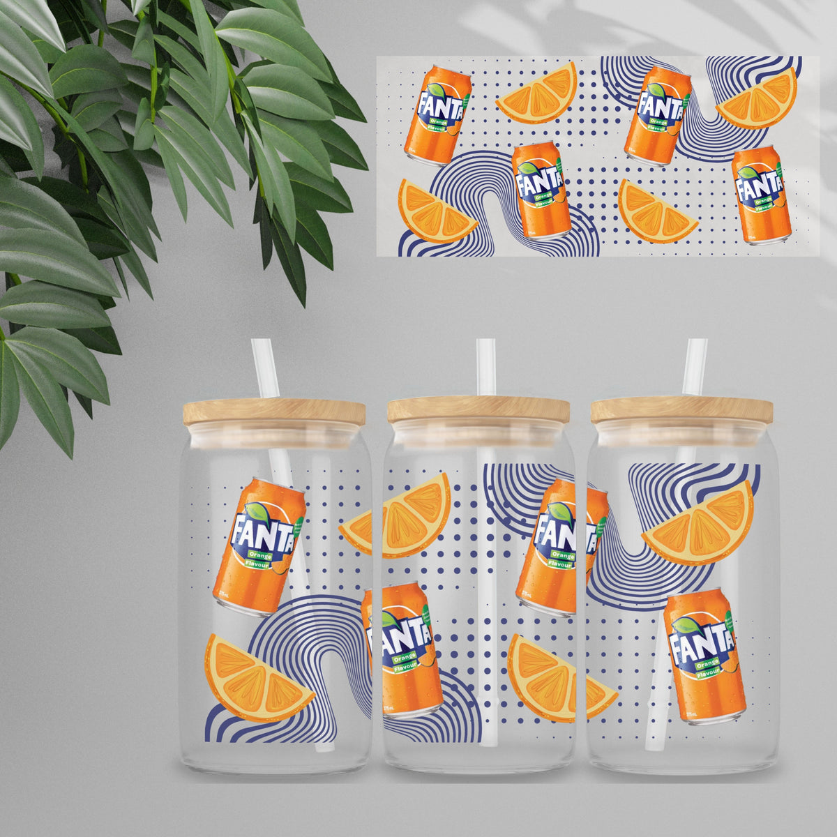 Orange Soda Bottles