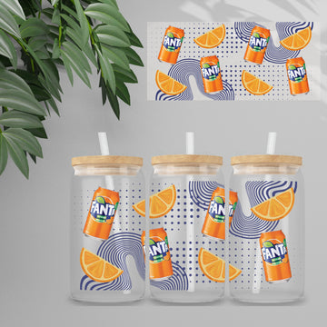 Orange Soda Bottles