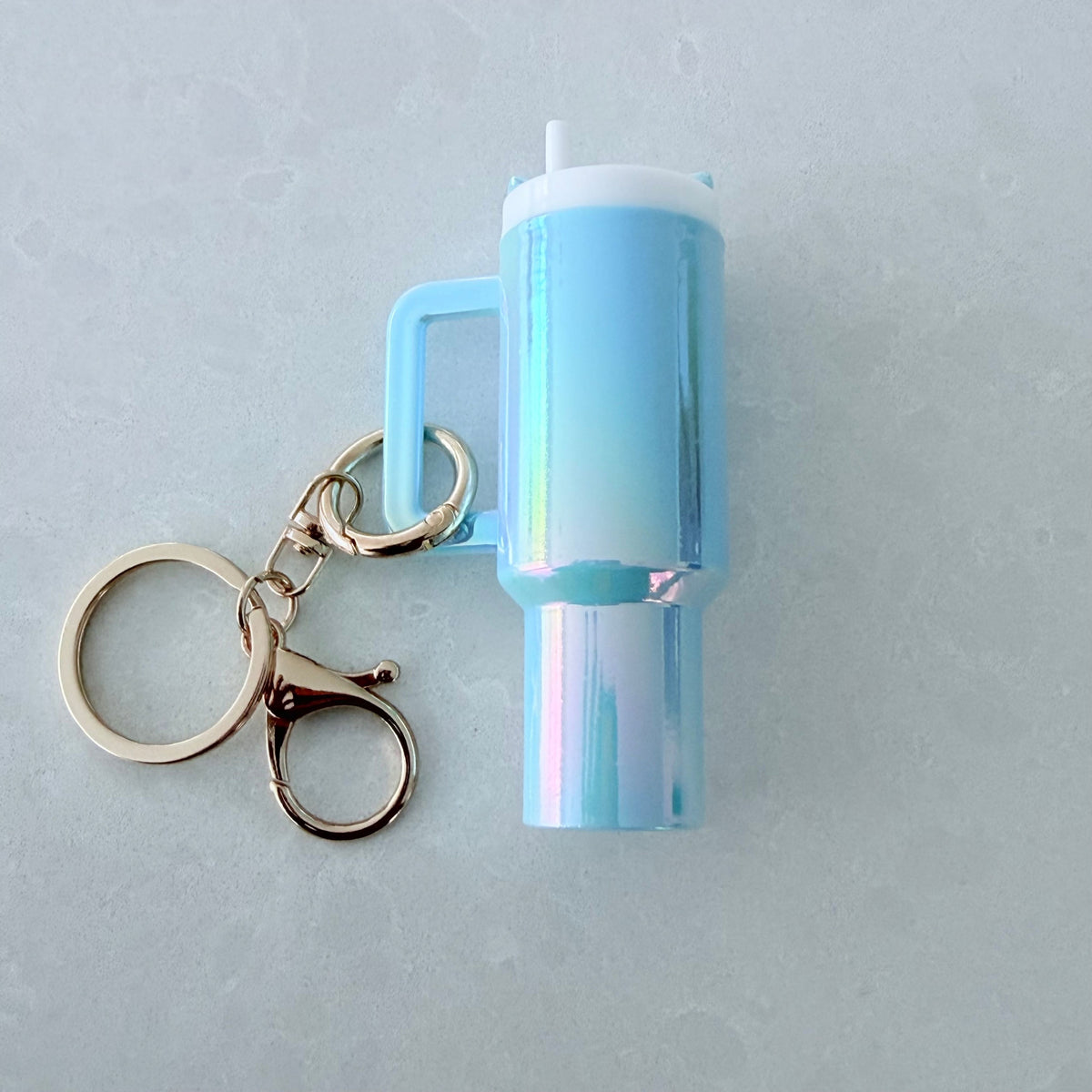 Mini Holographic Keychain Tumbler Blanks – Perfect for UV DTF Wraps & Custom Crafting