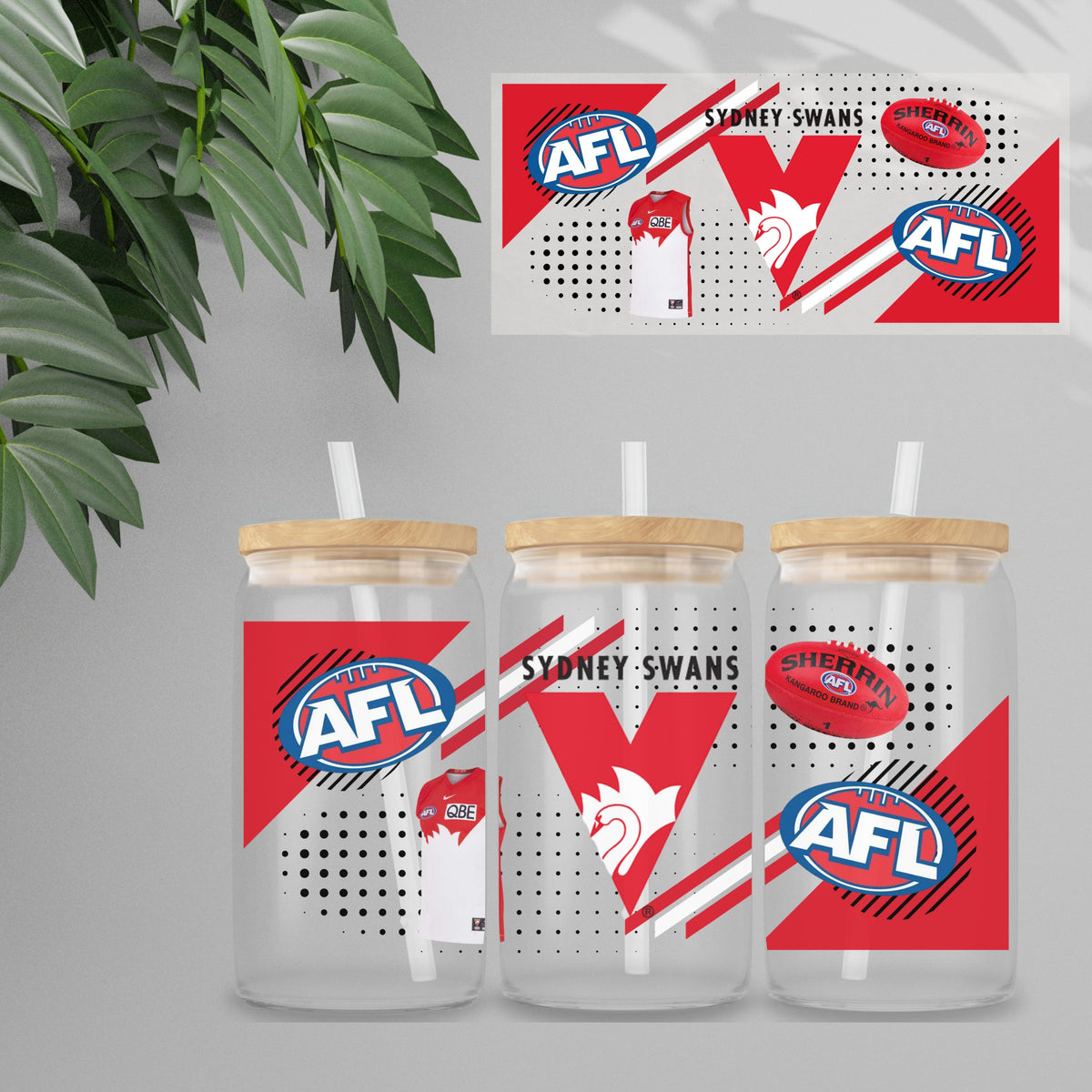 UVDTF Wrap - Sports Double Sided | 16oz Tumbler Transfer