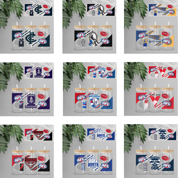 UVDTF Wrap - Sports Double Sided | 16oz Tumbler Transfer
