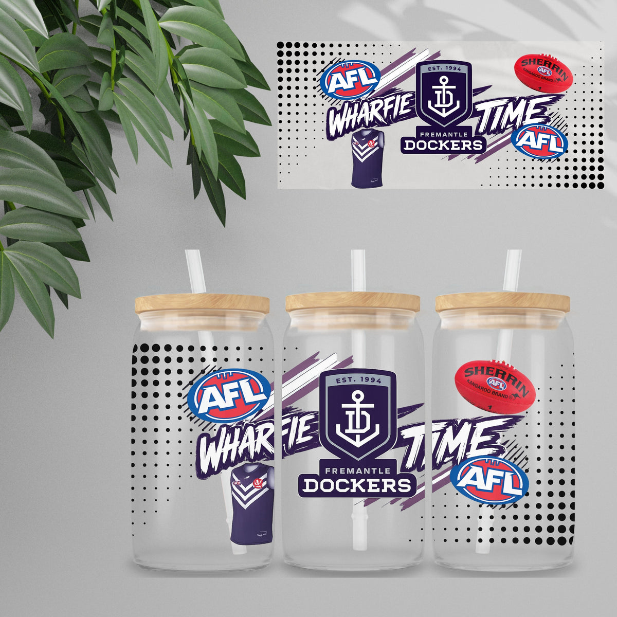 UVDTF Wrap - Sports Double Sided | 16oz Tumbler Transfer